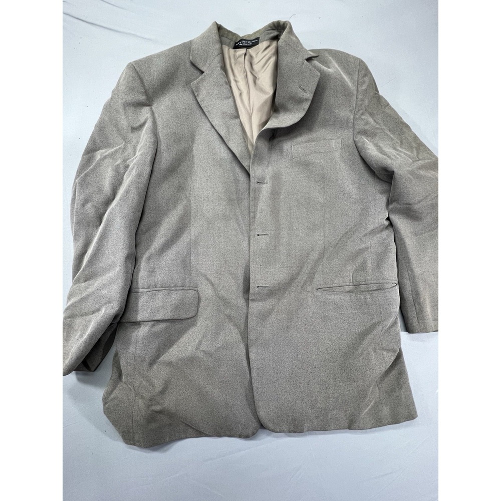 Milano‎ Uomo Stretch Blazer Jacket Size 42S Light Gray